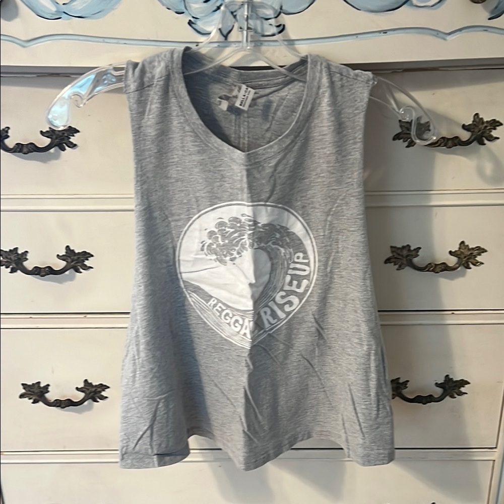 Reggae Rise Up Grey Crop